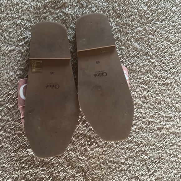 Chloe Logo Slide Sandal Size 8 - Picture 7 of 7